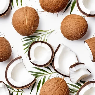 Coconut Patterns | Seamless Illustrations and Photography