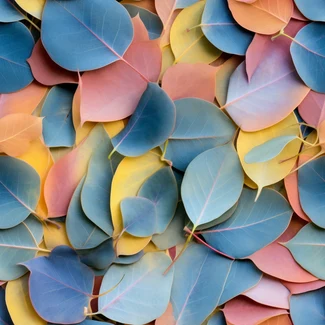 Eucalyptus Leaf Patterns - Seamless Botanical Illustrations