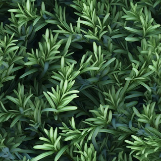 Organic Foliage Pattern with natural plants and green foliage