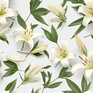Lily Patterns & Illustrations - Botanical, Digital, Watercolors